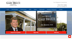 Desktop Screenshot of garybrucelaw.com